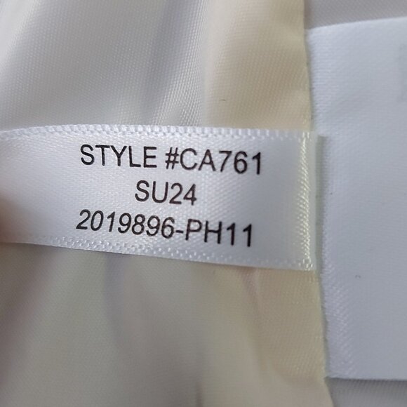 J.Crew Women Linen Blend Vest Size 8 Light Blue Stretch Preppy Academia Y2K - Picture 7 of 12